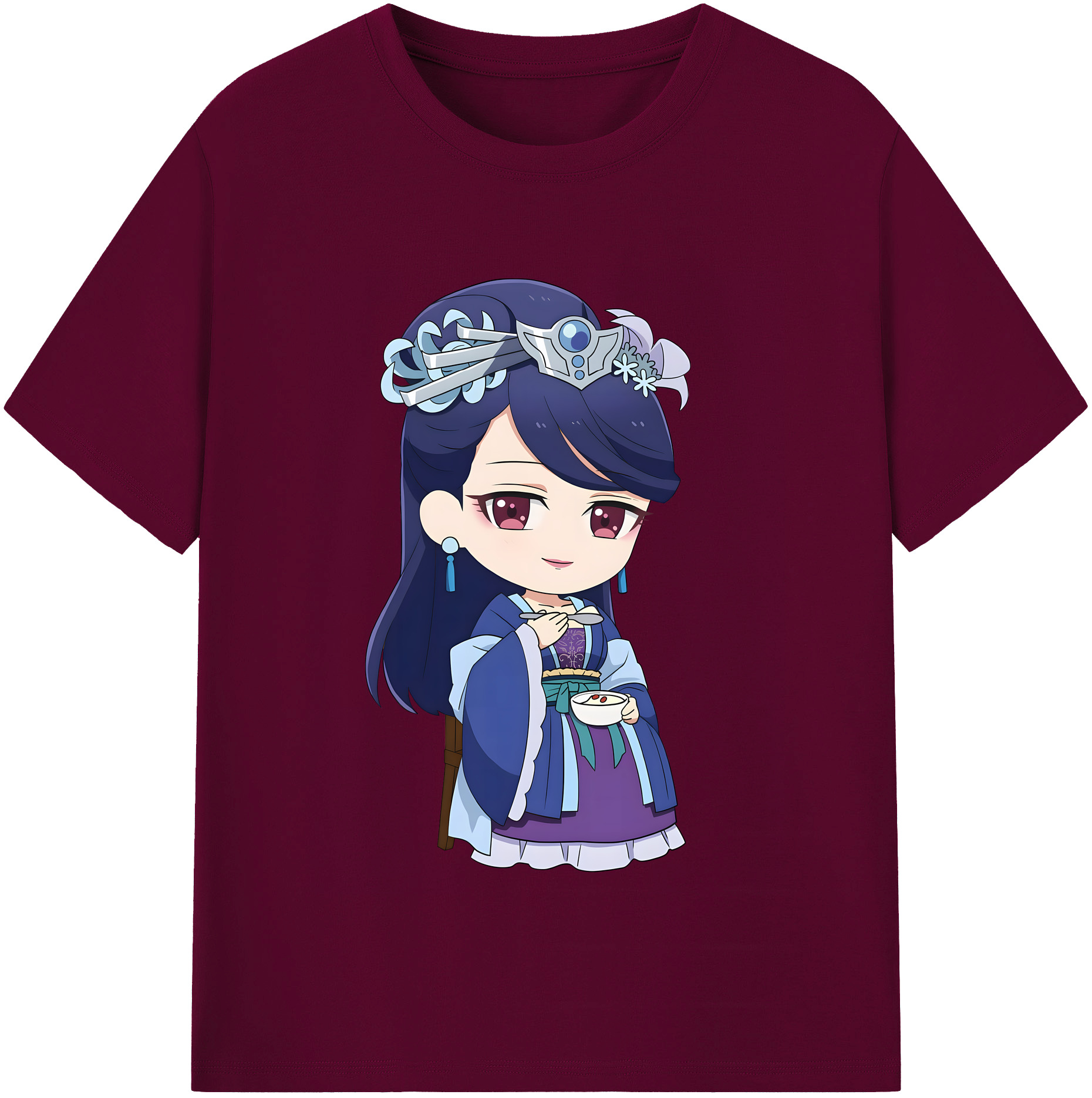 （画像用） 薬屋のひとりごと The Apothecary Diaries レディースカジュアルプリントTシャツ（綿100％）